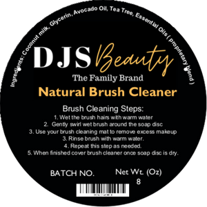 Natural Solid Brush Soap (Available in 2 sizes)